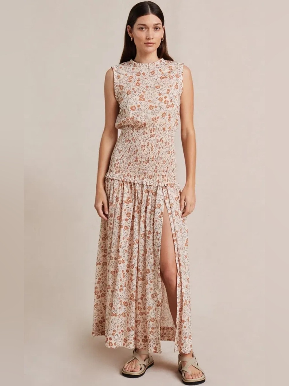 Bec + Bridge Floral Cotton Maxi Summer Janice Dress Size US 8 / AUS 12